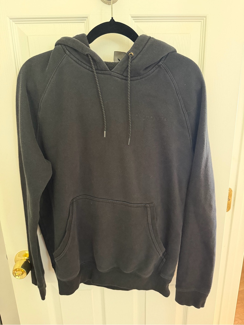 Alphalete Black Hoodie Sweatshirt Size Medium